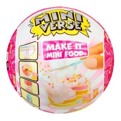 Abbildung von MGA&#039;s Miniverse Serie 3 Make It Mini Food Diner DIY Playset, nachgebildeten Lebensmittelzutaten, Blindverpackung und Harz nicht essbar für Kinder ab 8 Jahren