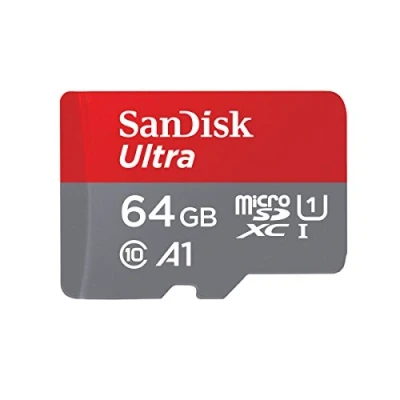 Abbildung von SanDisk Ultra 64 GB microSDXC UHS I Karte für Chromebook mit SD Adapter (Für Smartphones und Tablets, A1, Class 10, U1, Full HD Videos, bis zu 140 MB/s Lesegeschwindigkeit) 10 Jahre Garantie