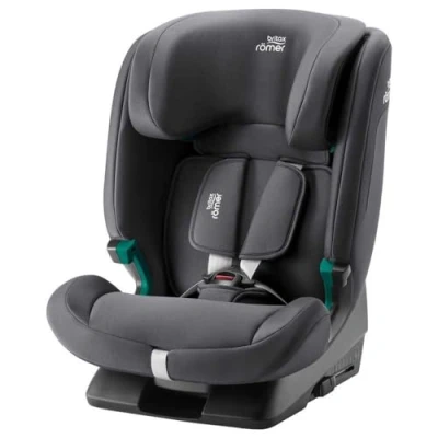 Abbildung von BRITAX RÖMER Kindersitz EVOLVAFIX, mit ISOFIX, für Kinder von 76 150 cm (i Size), 15 Monate 12 Jahre, Midnight Grey