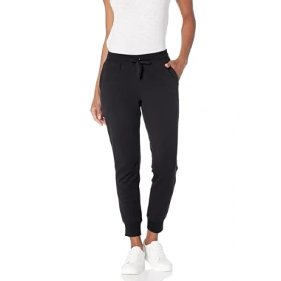 Abbildung von Amazon Essentials Damen Fleece Jogginghose (in Übergröße erhältlich), Schwarz, XL