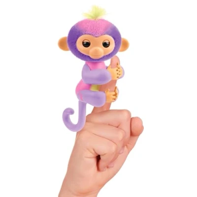 Abbildung von Fingerlings Magic Moods Elise Elektronisches Plüschtier für Kinder ab 5 Jahren AFFE mit 70 lustigen Geräuschen und Reaktionen Geschenkidee Batterien enthalten