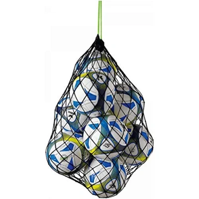 Abbildung von Erima Ballnetz für 10 Bälle, Schwarz/Green