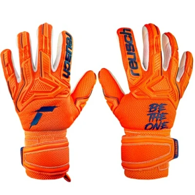 Abbildung von Reusch Unisex Torwarthandschuhe Attrakt Freegel Silver Junior shocking orange 5