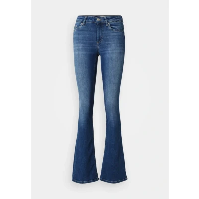 Abbildung von ONLY Onlblush Flared Jeans, Damen, Größe: Lx32, Medium blue denim