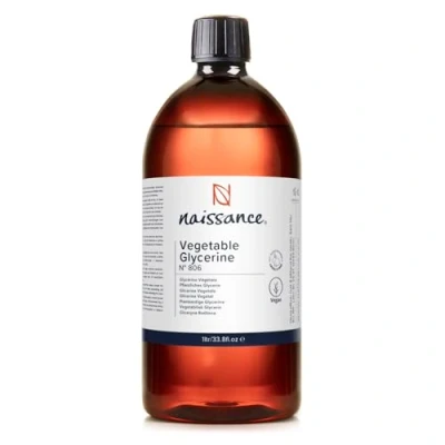Abbildung von Naissance Pflanzliches Glycerin (Glyzerin/Glycerol) (Nr. 806) 1 Liter (1000ml) flüssig, 100% Eur. Ph. Qualität, vegan, natürlich, parfümfrei, gentechnikfrei.