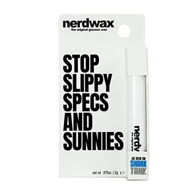 Abbildung von Nerdwax Brillenwachs 1 Stück verhindert das Verrutschen der Brille rutschfester Brillenhalter Bekannt aus Shark Tank