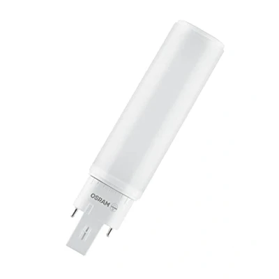 Abbildung von OSRAM Dulux D/E 18 LED Lampe für G24Q 2 Sockel, 7 Watt, 770 Lumen, Kaltweiß (4000K), rotierbar, Ersatz herkömmliches 18W Leuchtmittel