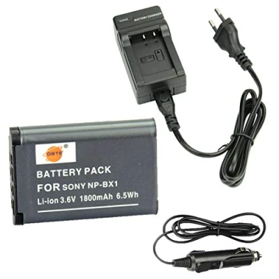 Abbildung von DSTE® Ersatz Batterie und DC134E Reise Ladegerät Compatible für Sony NP BX1 ZV1 ZV 1 Cyber Shot DSC RX100 VII HDR CX240E RX1 II III