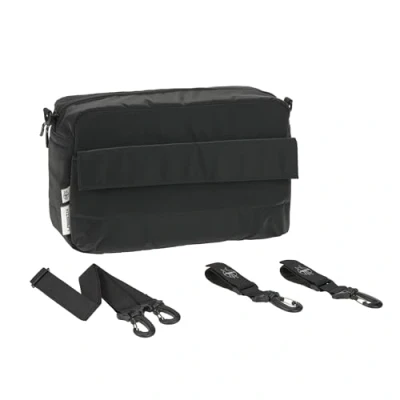 Abbildung von LÄSSIG Baby Kinderwagenorganizer Umhängetasche Kinderwagentasche inkl. Kinderwagenbefestigung/Casual Buggy Organizer Bag black