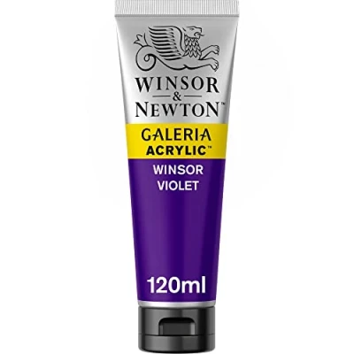 Abbildung von Winsor &amp; Newton 2131728 Galeria Acrylfarbe, hohe Pigmentierung, lichtecht, buttrige Konsistenz, 120 ml Tube Winsorviolett