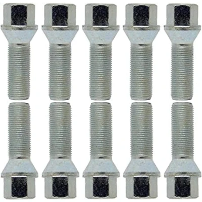 Abbildung von 10 Radschrauben Radbolzen Kegelbund silber M14x1,5 38mm