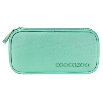 Abbildung von coocazoo Mäppchen „All Mint, Federmäppchen, großes Hauptfach, Schlaufen für Zirkel, Geodreieck und Lineal, Stundenplanfach, Stiftehalter, Reißverschlussfach, ab der 3. Klasse