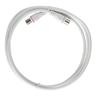 Abbildung von Axing EAK 251 80 Endgeräteanschlusskabel 2,5 m F Quickfix Stecker 4 fach geschirmt Modemkabel für Kabelmodem DATA CATV Kabelfernsehen