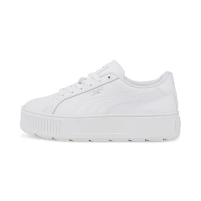 Abbildung von Puma Karmen Sneaker low, Damen, Größe: 38, White/silver Hochwertiges lederimitat
