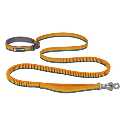 Abbildung von Ruffwear, Roamer Bungee Hundeleine zum Laufen, Radfahren oder Wandern, kann mit der Hand ohne Hände verwendet Werden, gelber Schnee, 5.5 7ft