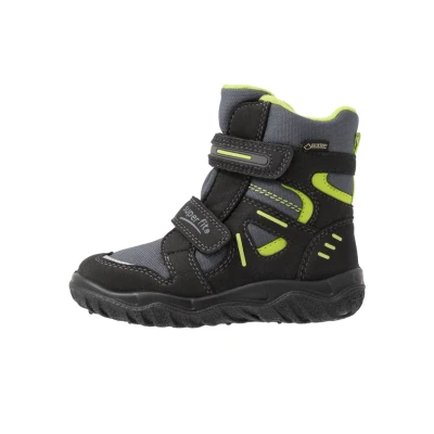 Abbildung von Superfit Jungen HUSKY warm gefütterte Gore Tex Schneestiefel, Schwarz/Grün (Black/Green 0300), 31 EU