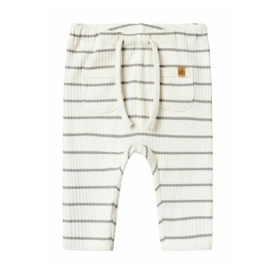 Abbildung von Lil&#039; Atelier Regular FIT Stoffhose für Kinder, Größe: 68, Coconut milk