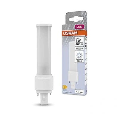 Abbildung von OSRAM DULUX LED S7 EM, G23, 3,5W, 360lm, 4000K, kaltweiße Lichtfarbe, Ersatz für herkömmliche Kompaktleuchtstofflampen mit 2pol. G23 Stecksockel, extrem lange Lebensdauer, keine Aufwärmzeit