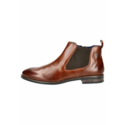 Abbildung von bugatti Stiefelette cognac, Herren, Größe: 42, Cognac Leder und textil