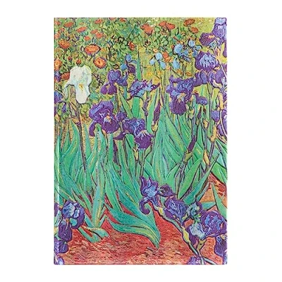 Abbildung von Van Gogh’s Irises Midi Hardback Address Book (Elastic Band Closure)
