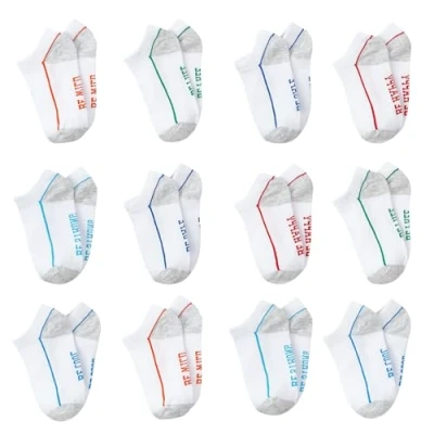 Abbildung von L&amp;K II 12er Kindersocken Sportsocken für Jungen Teenager Jugend aus Baumwolle 2877 35 38
