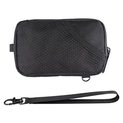 Abbildung von Firedog geruchsdichte Tasche für Reisen, im Taschenformat, schwarz, 12,7 x 7,6 cm