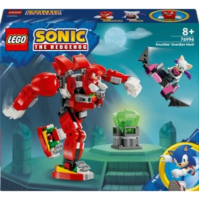 Abbildung von Lego Sonic The Hedgehog Knuckles‘ Wächter Mech, Actionfigur Spielzeug für Jungen und Mädchen ab 8 Jahren, mit Master Emerald weiteren Figuren aus dem Videospiel, Geschenk Idee Kinder 76996