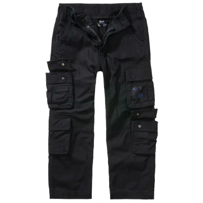 Abbildung von Brandit Kinder KIDS PURE Cargohose für Kinder, Größe: 122/128, Black