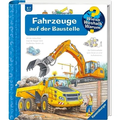 Abbildung von Wieso? Weshalb? Warum?, Band 7: Fahrzeuge auf der Baustelle