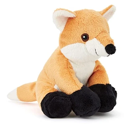 Abbildung von Zappi Co 100% recyceltes Plüsch Fuchs Spielzeug (13 15cm) Gefüllte weiche kuschelige Tiersammlung für neugeborene Kinder