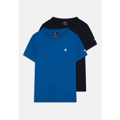 Abbildung von Champion CREW NECK Unisex 2 PACK Tshirt basic für Kinder, Größe: 114/119, Blue/dark blue