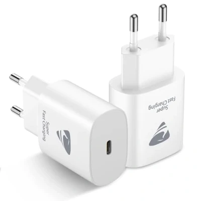 Abbildung von USB C Adapter, 2 Pack Ladegerät für iPhone 16/15/15 Pro/15 Pro Max/14 13 12 11 iPad Samsung, 25W Netzteil Handy Schnellladegerät Stecker Netzstecker Ladestecker