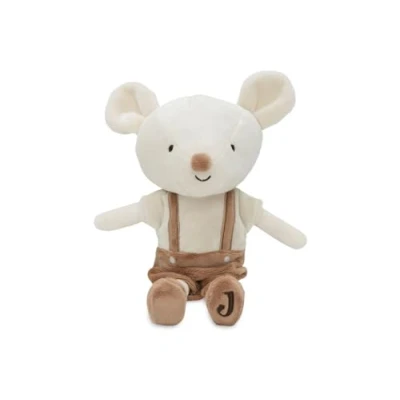 Abbildung von Jollein 037 001 67074 Stofftier Kuscheltier Maus Bowie beige (32 cm)