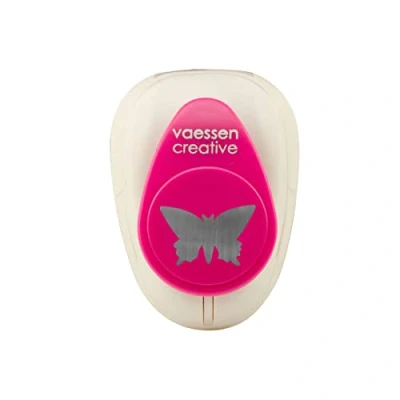 Abbildung von Vaessen Creative Stanzer medium Schmetterling 3 2,5 cm, Metal, Plastic, purple, 1.5 x 2.4 cm