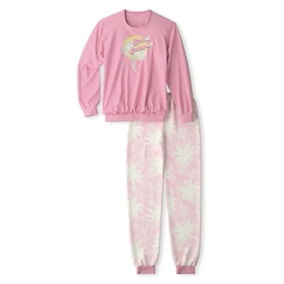 Abbildung von Calida Palms BÜNDCHEN Set Nachtwäsche für Kinder, Größe: 140, Sweet lilac
