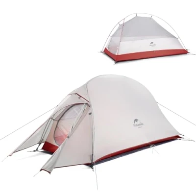 Abbildung von Naturehike Unisex Adult Cloud UP 1 UL Silicon White Tent, 20D Grau Upgrade, One Size