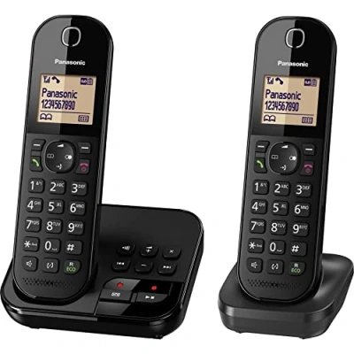 Abbildung von Panasonic KX TGC 422 GB, schnurloses Telefon mit Anrufbeantworter und Zusatz Set