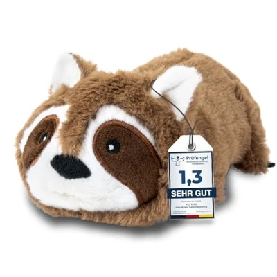 Abbildung von PetTec® Interaktives Katzenspielzeug Elektrisch zur Selbstbeschäftigung Beweglicher Waschbär mit Katzenminze Interactive Cat Toy Automatisches Katzen Spielsachen Spielzeug