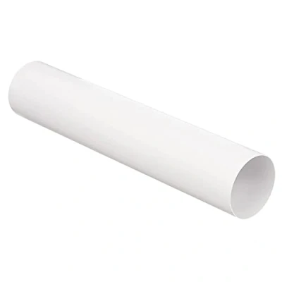 Abbildung von MKK Kunststoff Lüftungs Rohr Ø 100 mm 1 m (100 cm) PVC ABS Lüftung Rundrohr Kanal Wand Ab Zuluft