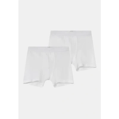 Abbildung von Schiesser Organic Cotton Shorts 95/5 2 PACK Panties für Kinder, Größe: 140, Weiß