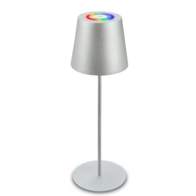 Abbildung von LED Akku Tischlampe 7507015 chrom matt RGBW IP44 Touchdimmer