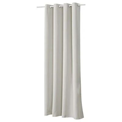 Abbildung von WOLTU Verdunklungsvorhänge Gardinen mit Ösen Thermo Vorhang Blickdicht gegen Kälte und Hitze Ösenschal, 250g/m² Dicke Vorhänge Blackout Curtains Wohnzimmer Schlafzimmer, 135x225 cm Creme (1 Stück)
