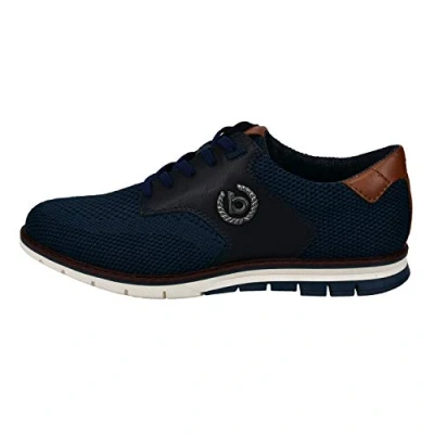 Abbildung von bugatti Sportlicher Schnürer, Herren, Größe: 45, Dark blue Schuhe
