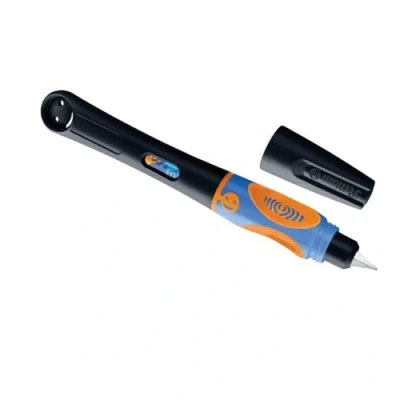 Abbildung von Pelikan 820295 griffix Füllhalter für Linkshänder mit Drehkappe, NeonBlack, 1 Stück in Faltschachtel