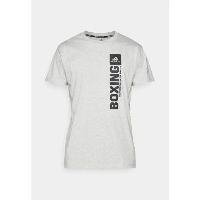 Abbildung von Adidas Unisex Kids Community Vertical Boxing T Shirt, Blackwhite, L