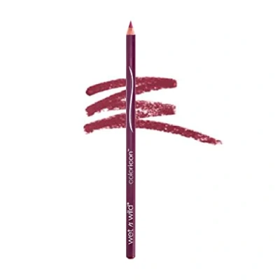 Abbildung von Wet n Wild, Color Icon Lipliner Pencil, Lippenstift mit reichhaltiger Formel, cremig und fleckenfrei, genaues Auftragen sanfter, voller Textur, leuchtende Farbe, Brandy Wine