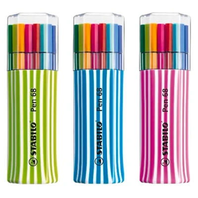 Abbildung von Premium Filzstift STABILO Pen 68 15er Single Pack pink