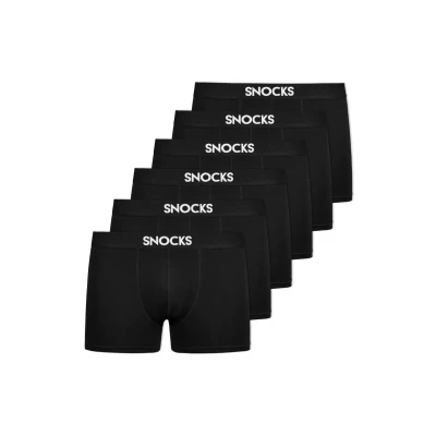 Abbildung von Snocks 6 PACK Panties, Herren, Größe: XL, Schwarz