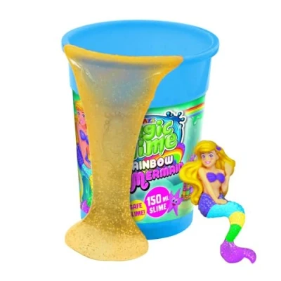 Abbildung von Craze Magic Slime Mermaid Schleim Kinder in 110 ml Dose mit Meerjungfrau Spielzeug Set Überraschung, Rückstandsfrei, Mittel