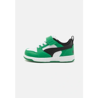 Abbildung von Puma Caven 2.0 Block Unisex Sneaker low für Kinder, Größe: 32, Green moon/maple syrup/white Schuhe